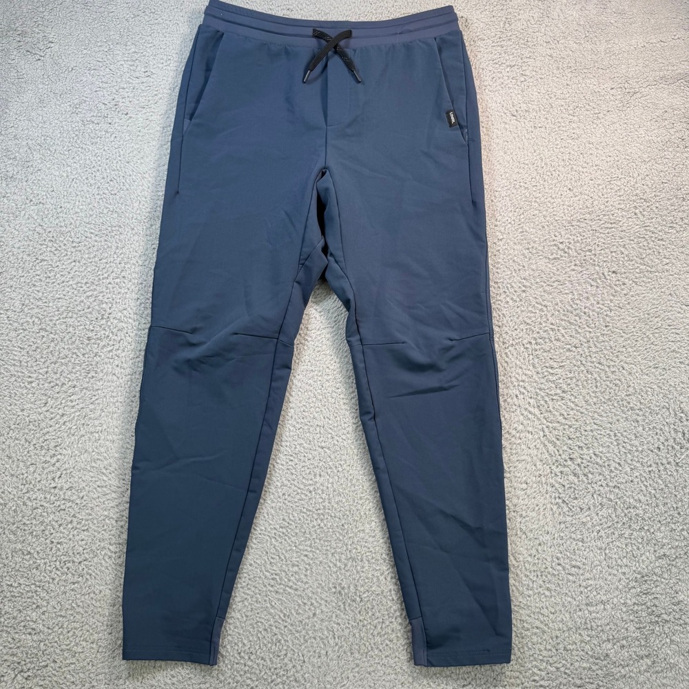 UNRL Mens Medium Blue Performance Stretch Jogger Pants Tapered Drawstring